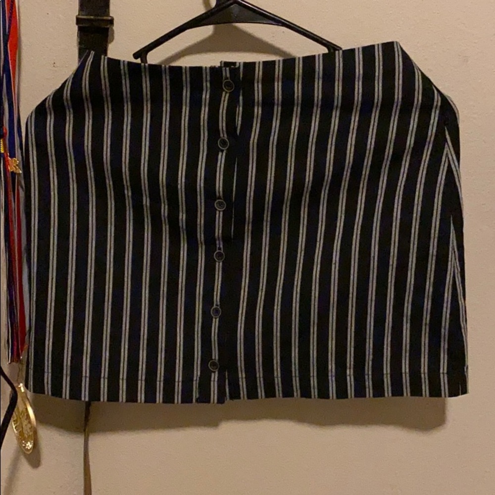 Black and white skirt